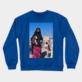 Egypt. Bedouin Girl. Crewneck Sweatshirt